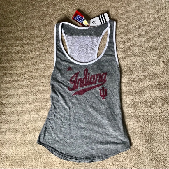 Hoosiers Indiana University lace back tank NWT - Picture 2 of 6